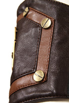 Steampunk Clock parts Leather Armband