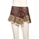 RQ-BL Steampunk short Wraparound Skirt With Pouch