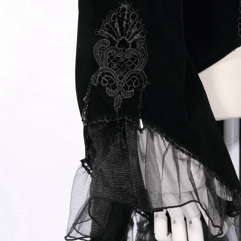 RQ-BL Women's Dressy Gothic Tail Coat