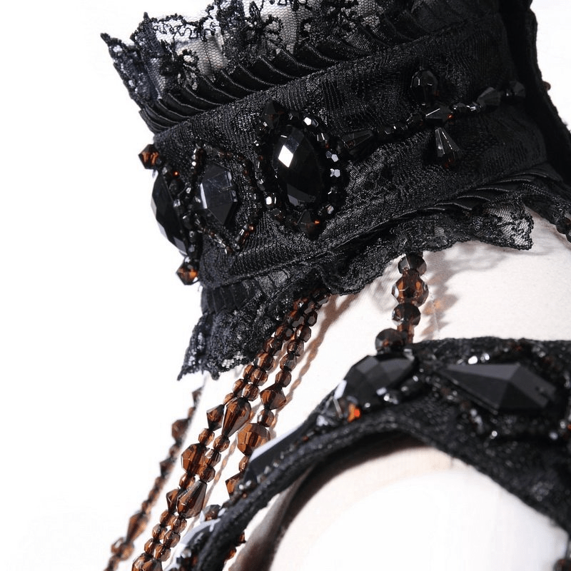 RQ-BL Women's Ornate Steampunk Neck And Shoulder Ornament