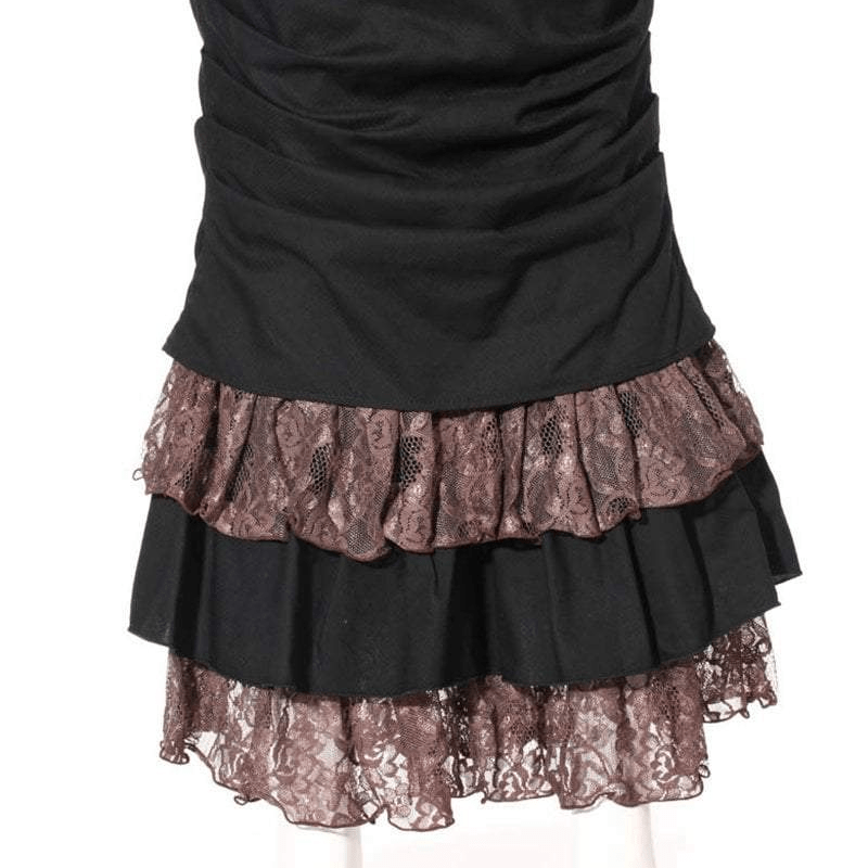 RQ-BL Women's Steampunk Mermaid Skirt