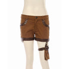 RQ-BL Women's Steampunk Shorts with Thigh Pouch