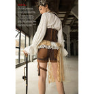 RQ-BL Women's Steampunk Shorts with Thigh Pouch